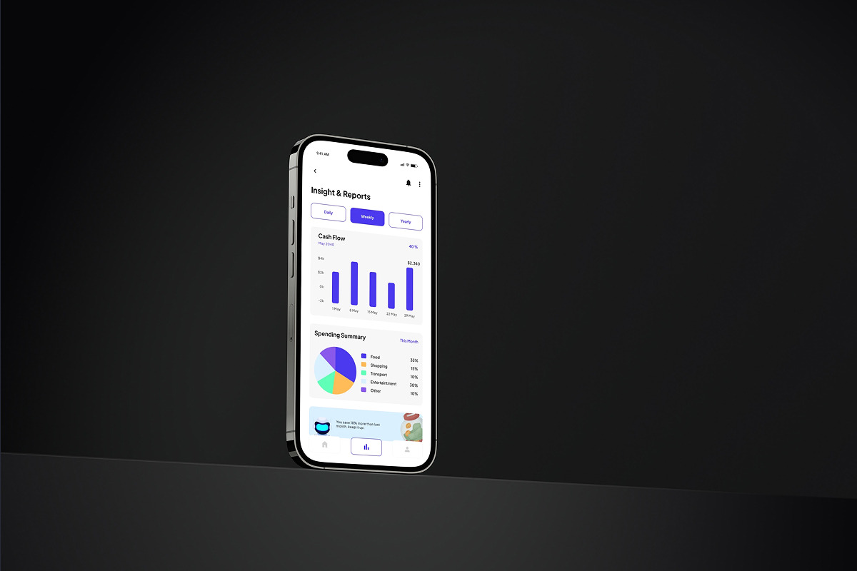 Flenxy Digital Financial Coach App, an App Template by trabaskriya (Photo 5 of 5)