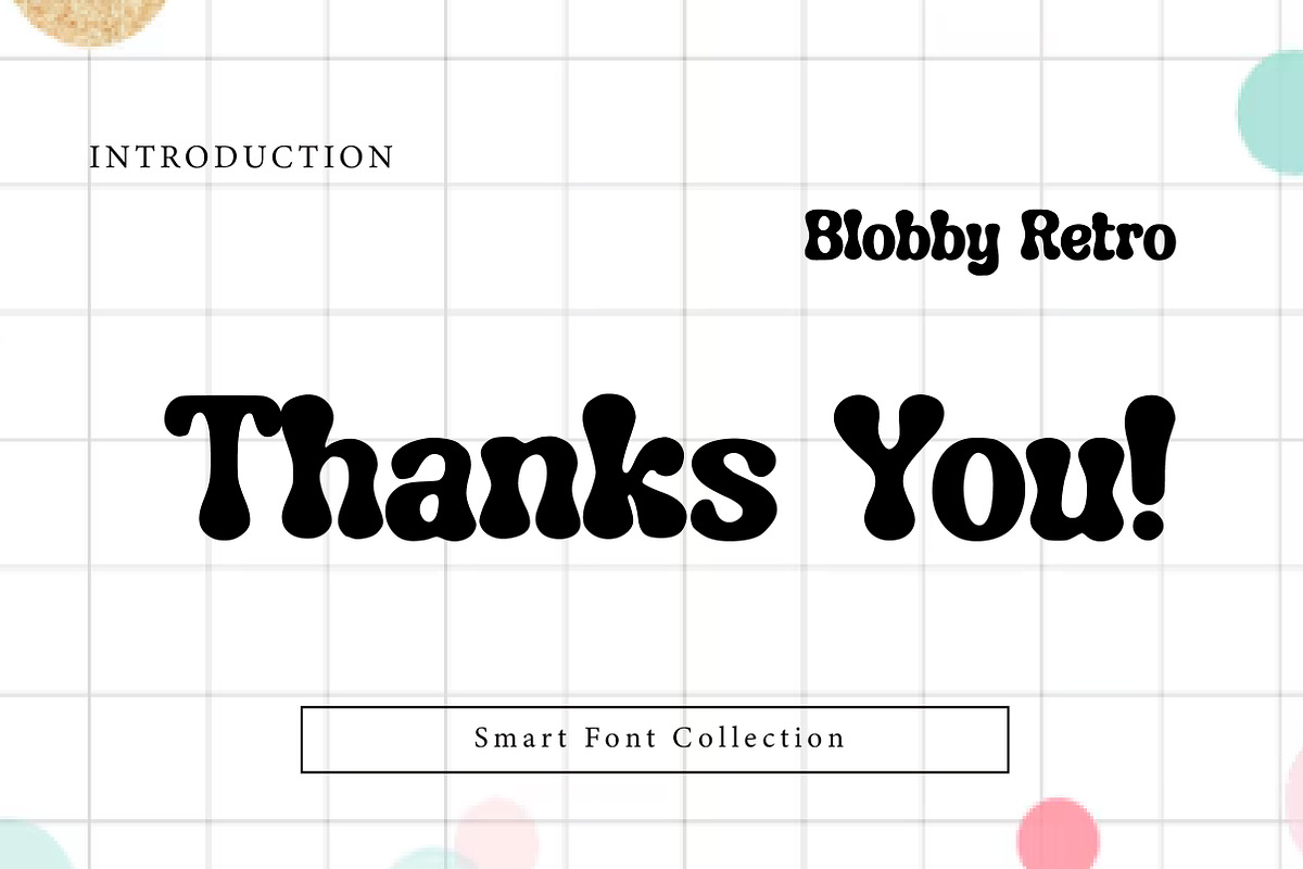 Blobby retro, a Slab Serif Font by Wow Magic (Photo 3 of 3)