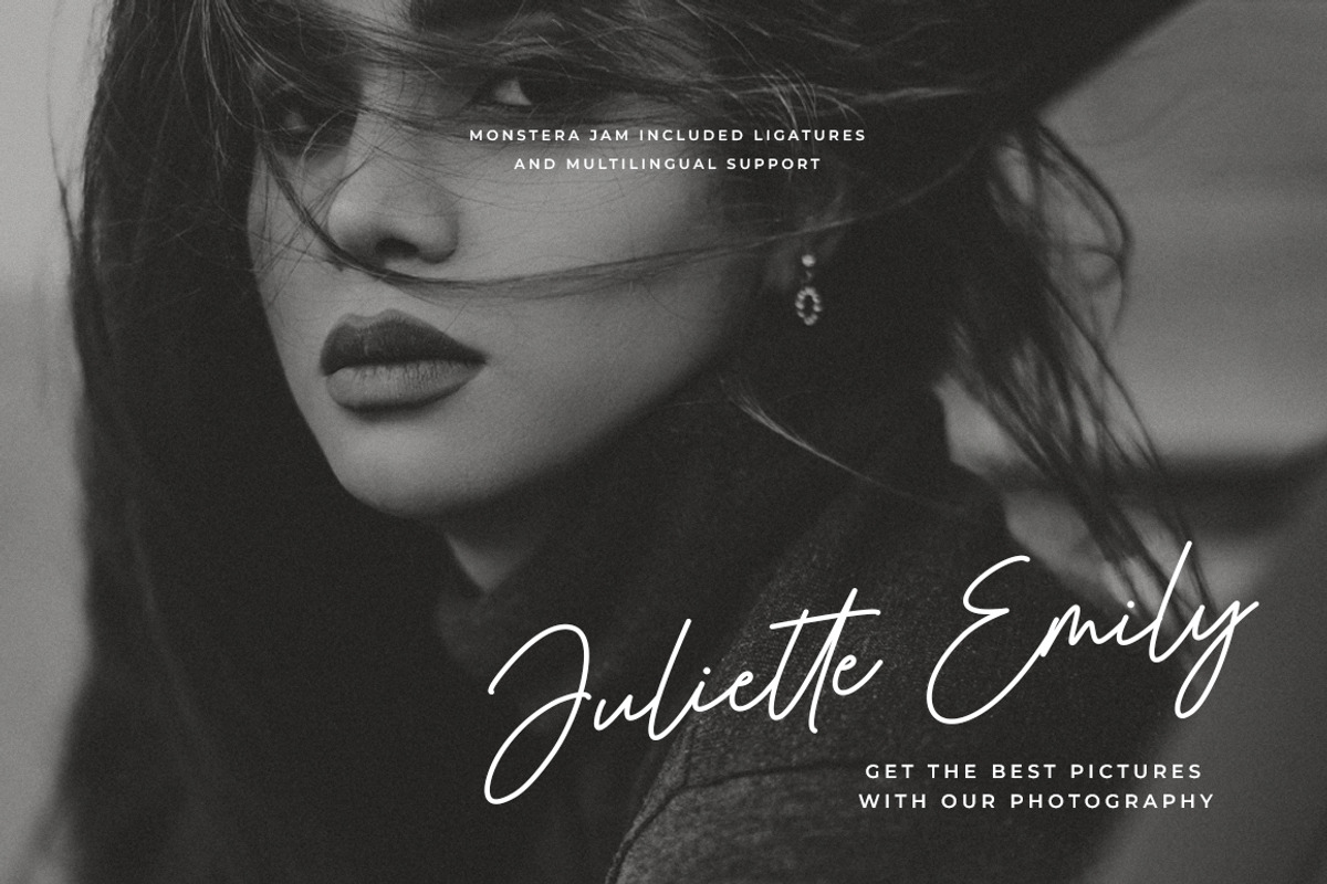 Monstera Jam Modern Signature Font, a Handwritten Font by Heinzel Std (Photo 4 of 19)