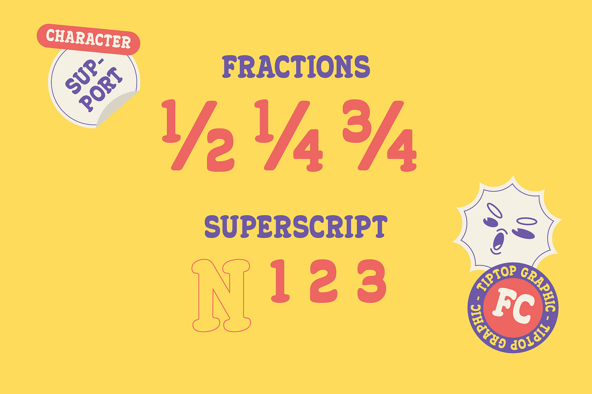 Flincost – Rounded Retro Font, a Serif Font by Tiptop Graphic (Photo 6 of 10)