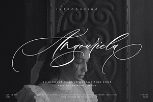 Angouriela, a Script Font by JamalCreativeStudio