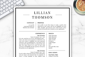 Professional Resume/CV - Lillian