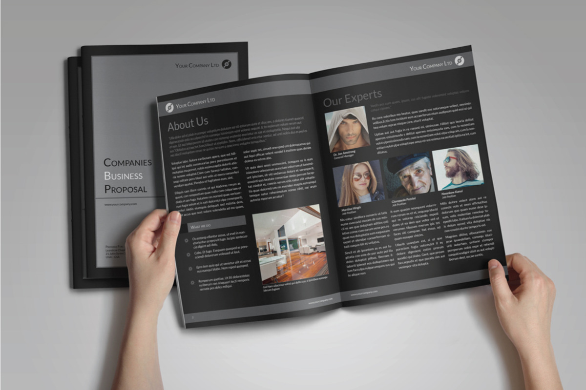 Company Business Proposal, a Stationery Template by voryu (Photo 2 of 5)
