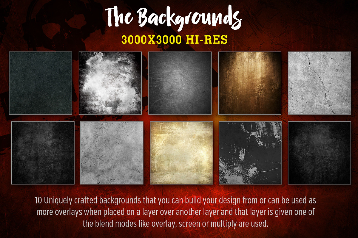 Grunge Mega Kit preview 2