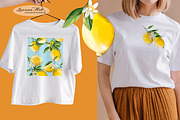 Lemons Clipart Set, a Seasonal Illustration by Leonaa art (Thumbnail 10 of 11)