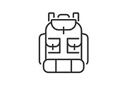 Camping line icon set, an Outline Icon by ElineDesign (Thumbnail 2 of 3)