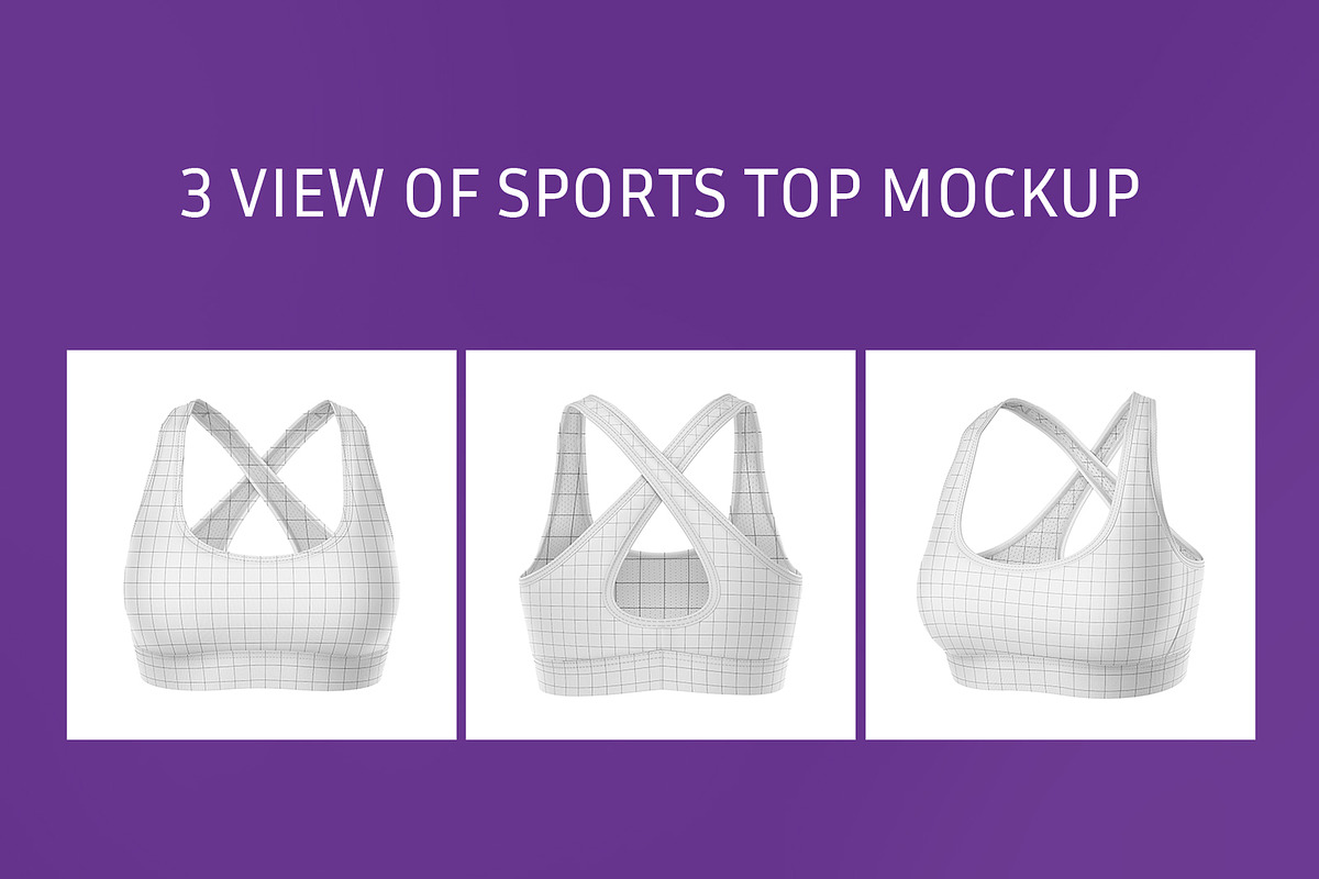 Women's Sport Tank Top mockup set, a Shirt Mockup by ShooShooShop (Photo 3 of 6)