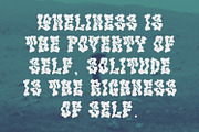 Vealleaes Experimental Display Font, a Handwritten Font by Maulana Creative (Thumbnail 7 of 7)