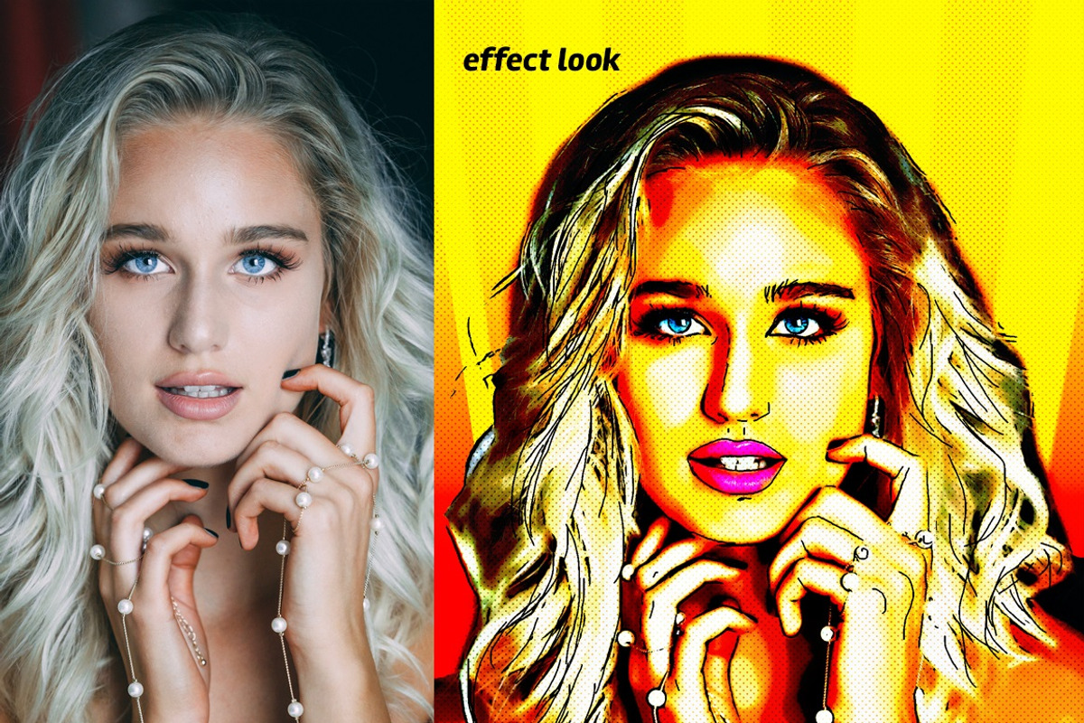Comic Book Effect Photoshop Action, an Action Add-On by MRI STUDIO (Photo 11 of 11)