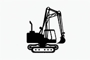 Heavy Equipment Silhouette Bundle, an Illustration by jahid234 (Thumbnail 4 of 7)