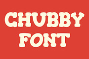 chubby vintage cute display font, a Slab Serif Font by nicollr's store (Thumbnail 1 of 3)