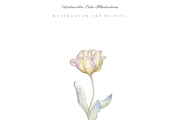 Vintage Floral Songbirds Clipart Set, a Decorative Illustration by Pati Paints (Thumbnail 7 of 11)