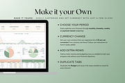Simple Paycheck Budget - Green, a Templates & Theme by The Creative Plans co (Thumbnail 6 of 10)