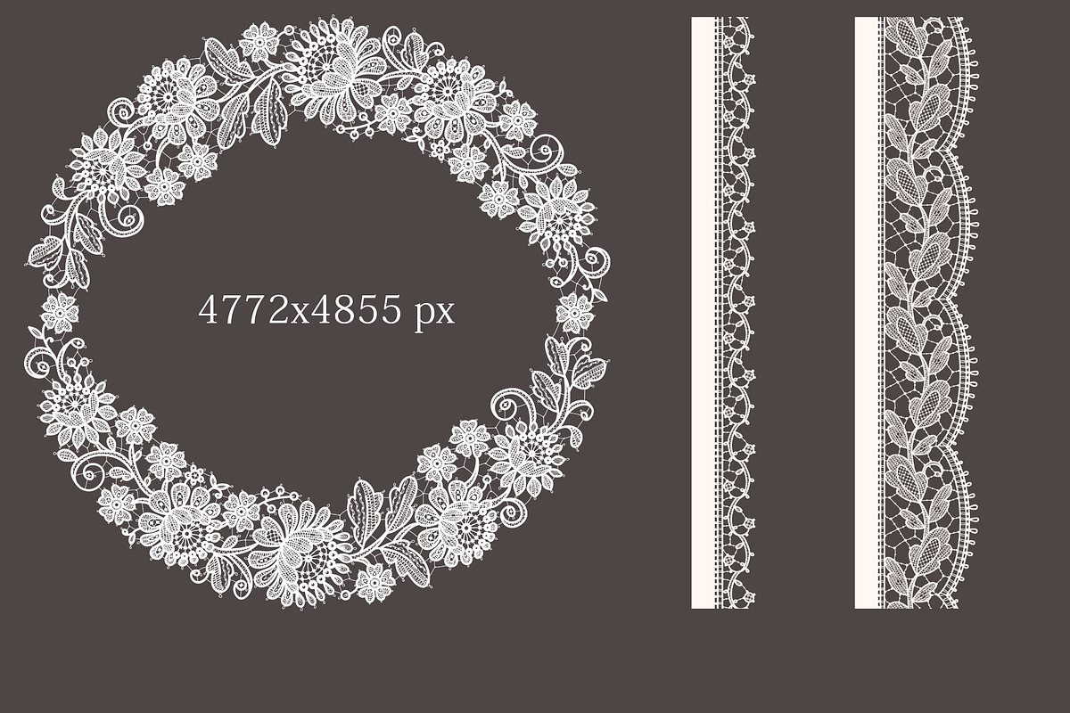 Big classic vintage lace collection., a Pattern Graphic by Ajuga (Photo 8 of 10)