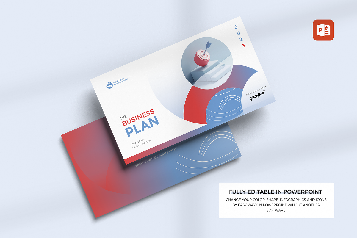 Business Plan, InDesign | PowerPoint, a Brochure Template by Template Zone (Photo 10 of 10)