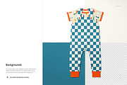 Baby Bodysuit and Overalls Mockup Se, a Bottom Mockup by creatsy5 (Thumbnail 9 of 11)