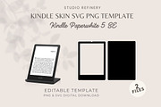 Kindle Paperwhite 5 SE Skin Template, a Graphic by STUDIO REFINERY (Thumbnail 1 of 5)