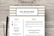 Word Resume & Cover letter Template, a Resume Template by Profilia Resume Boutique (Thumbnail 1 of 6)