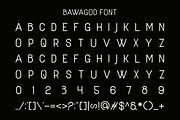Bawagod - Modern Sans Font, a Sans Serif Font by Iqsiart Studio (Thumbnail 6 of 6)