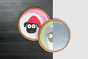 Sugar icing cookie mockup, a Mockup by NatalyaZelenova (Thumbnail 4 of 8)