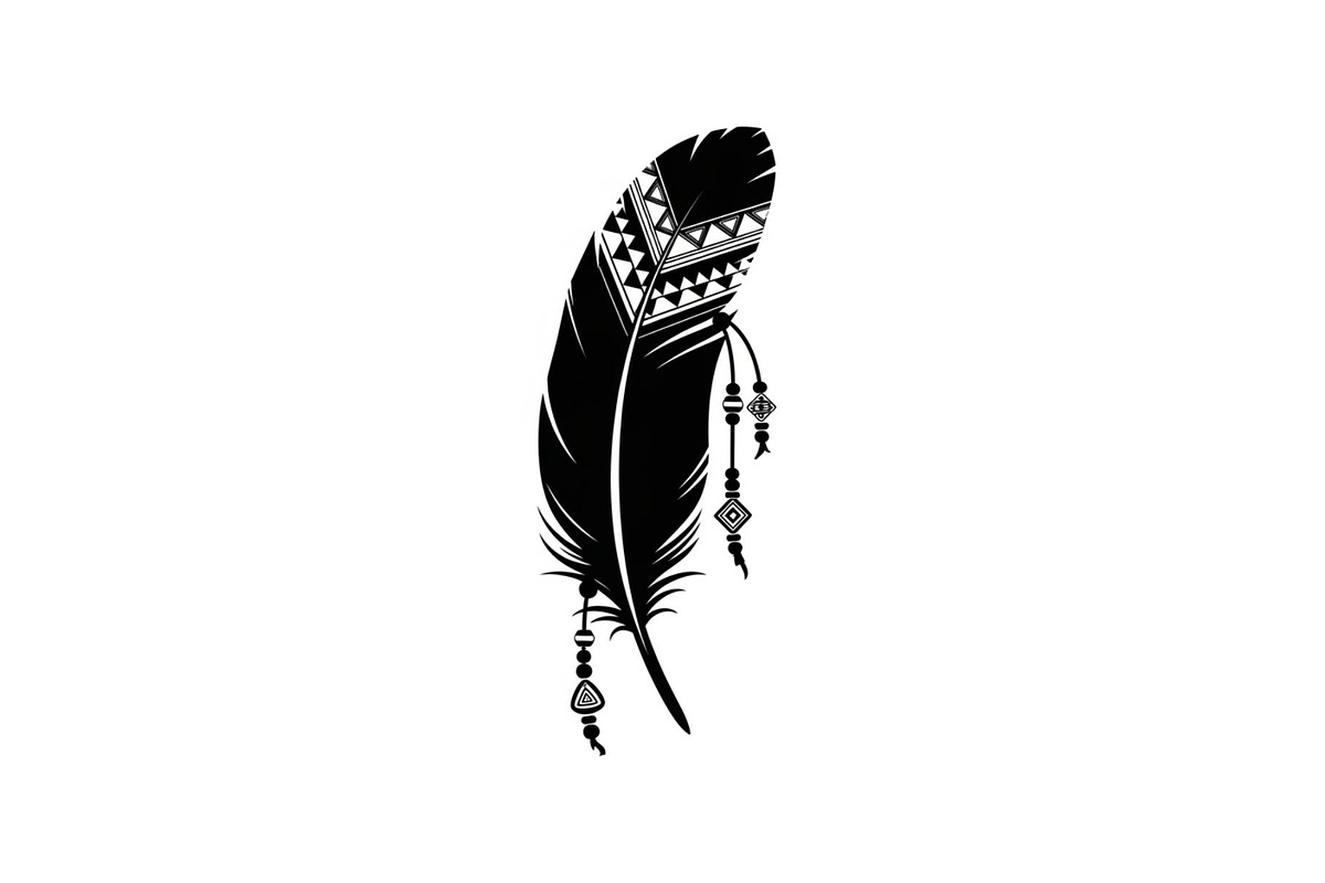 Boho Tribal Feather Bundle, an Illustration by Designs_River (Photo 3 of 31)
