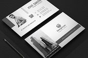 Minimal Business Card, a Business Card Template by Pixelpick (Thumbnail 2 of 4)