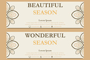 Abstract Floral Banner Template, a Marketing Template by sekitarief (Thumbnail 1 of 3)