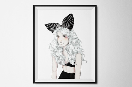 Bunny Girl Art Print