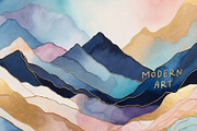 Gold Autumn Landscape & Sky, a Background Graphic by by creative paper (Thumbnail 15 of 18)