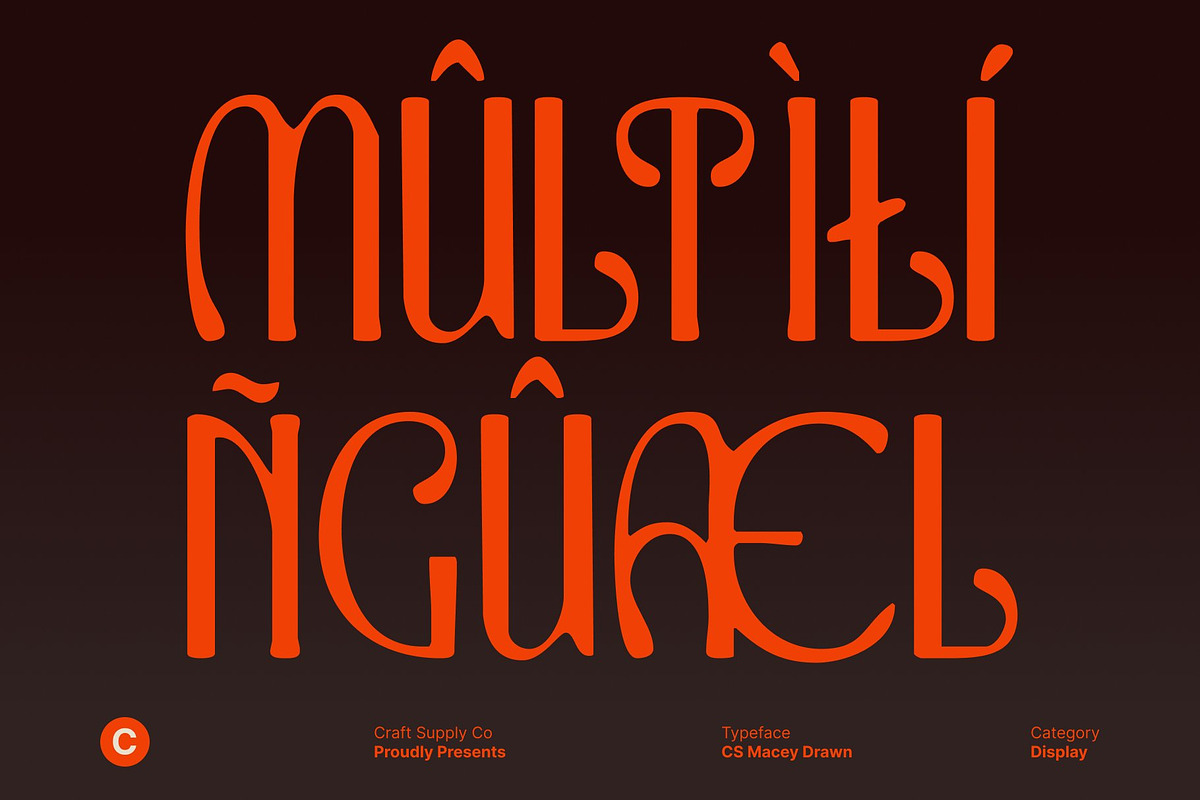 CS Macey Drawn, a Serif Font by Craft Supply Co. (Photo 6 of 8)