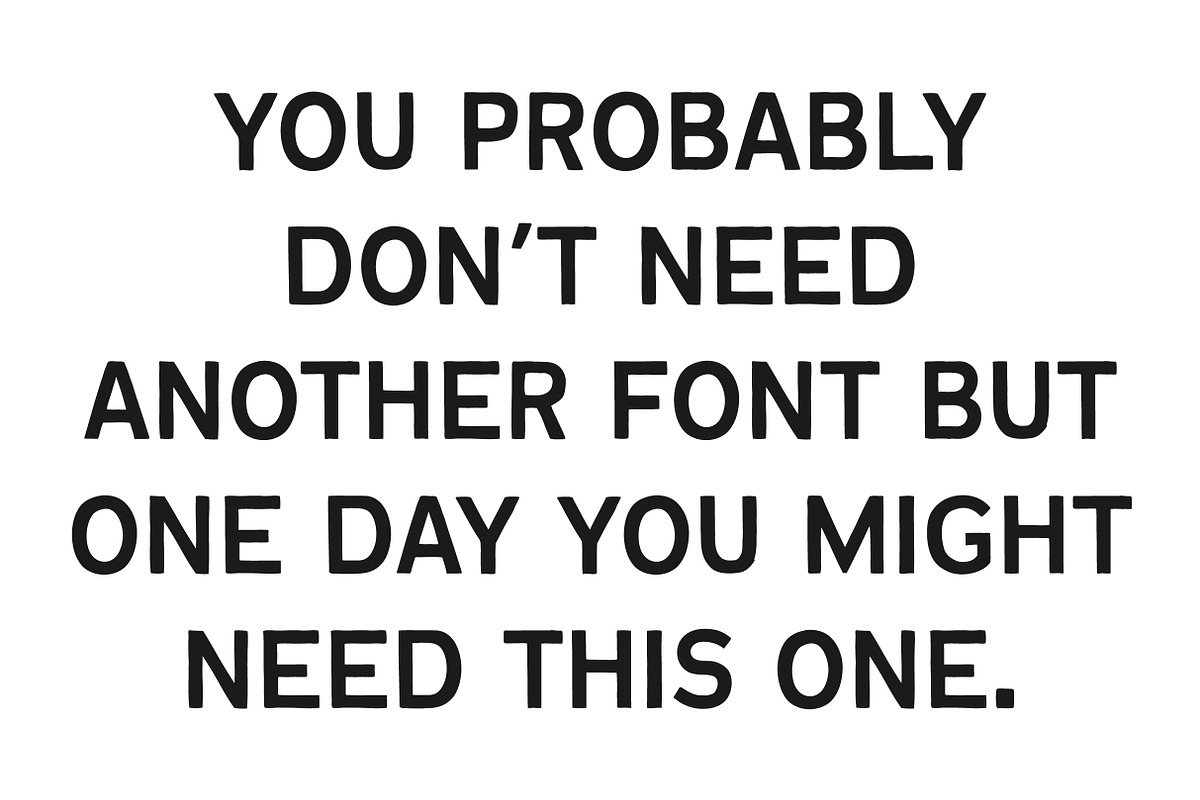 Cut & Shave Hand Drawn Vintage Font, a Sans Serif Font by Off The Rack © (Photo 3 of 6)