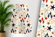 Retro Americana Star Burst Seamless, a Pattern Graphic by Sharon Schwalbe (Thumbnail 2 of 6)