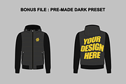 Puffer Zipped Hoodie Vector Mockup, an Apparel Mockup by Infinity Mockups (Thumbnail 9 of 9)