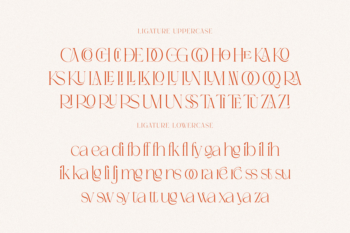 Kalumannic Luxury Serif, a Serif Font by Cruzine (Photo 7 of 8)
