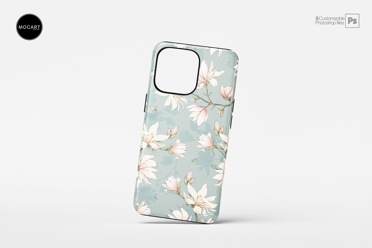 iPhone 13-14 Pro Tough Case Mockup, a Wearable Device Mockup by Mocart (Photo 5 of 11)