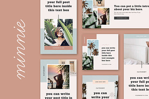 Minnie Social Media Templates