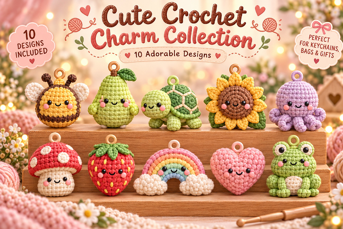 Cute Crochet Animal Keychain STL, an Object 3D Model by Layerology (Photo 2 of 4)