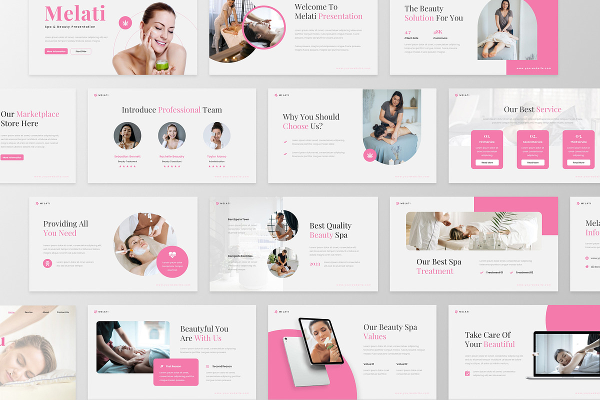 Melati - Spa & Beauty Google Slide, a Presentation Template by MtvtdArt (Photo 5 of 6)