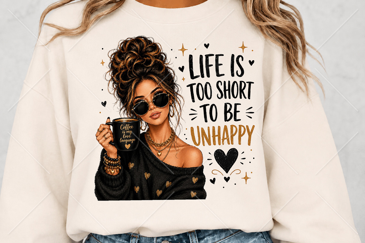 Chic Coffee Girl PNG Clipart PNG, a Seasonal Illustration by Canvas Craft (Photo 5 of 6)