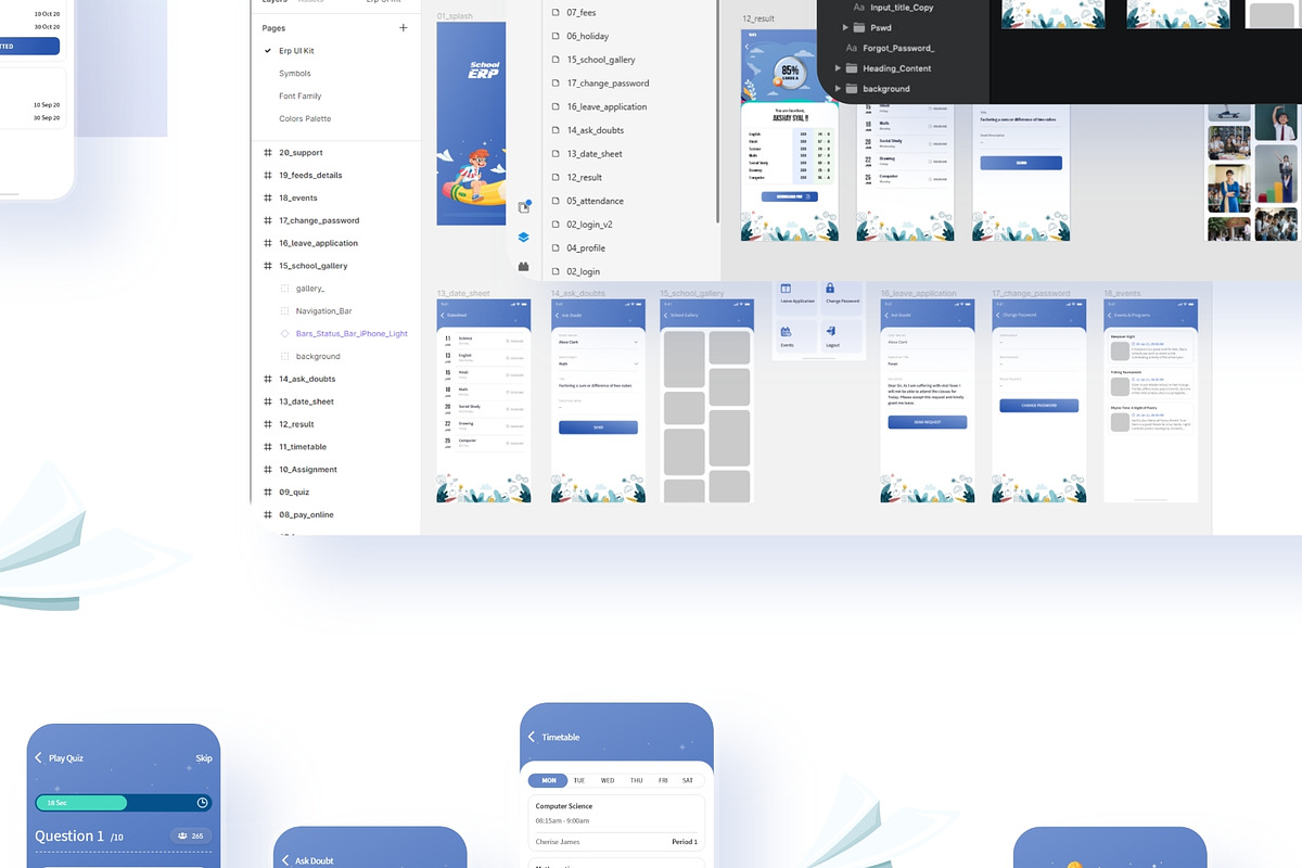 ERP School UI Kit, an UI Kit Template by SyalUIUX (Photo 4 of 6)