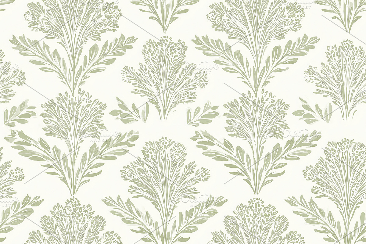 Seamless pattern repeating floral pattern creating an ornate tex, a Pattern Graphic by Studio ANNA