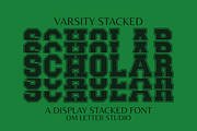 Scholar Varsity Stacked, a Serif Font by Dm Studio (Thumbnail 1 of 10)