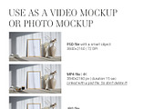 Video Photo Frame Mockup 3x4 MP4 vff, an Advertising Mockup by PawMockups (Thumbnail 7 of 12)