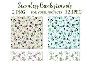 Olive Watercolor Clipart PNG, a Decorative Illustration by PatternPalette (Thumbnail 4 of 8)