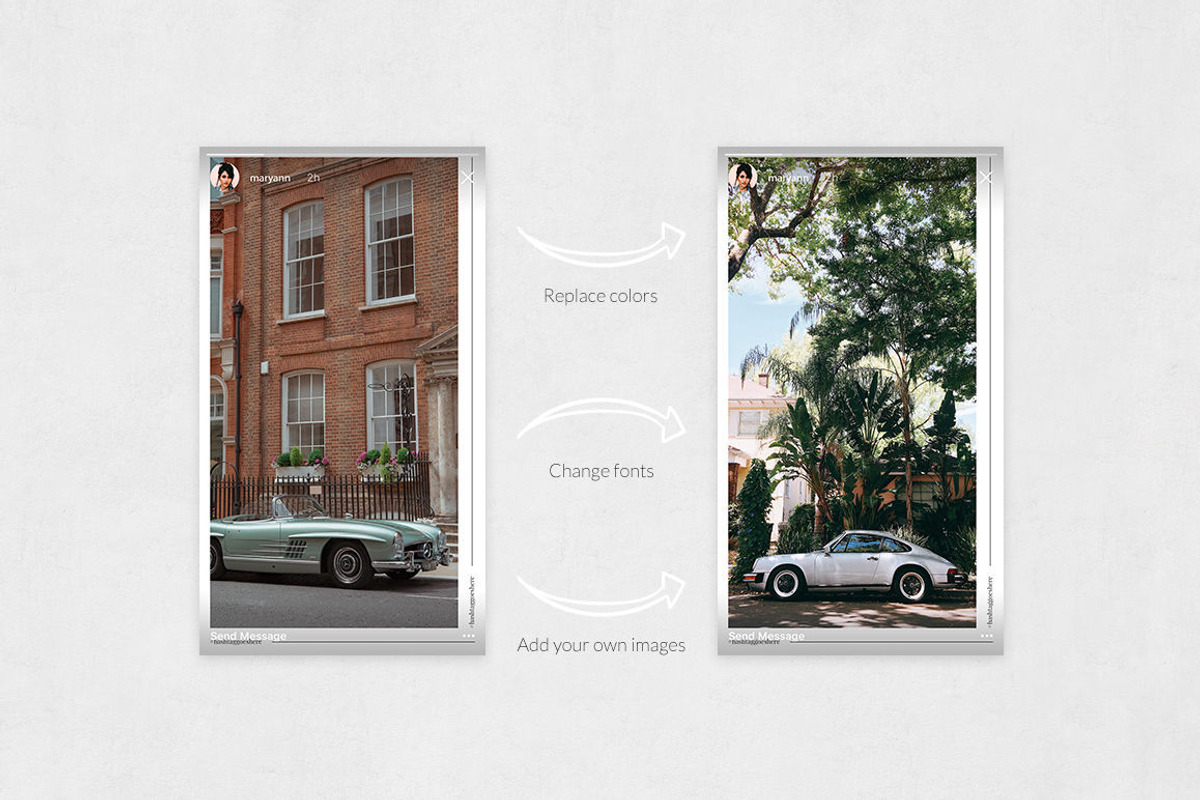 Classic Cars Animated IG Stories, a Social Media Template by Social Corner Graphics (Photo 6 of 9)