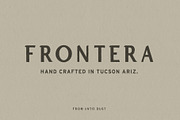 Frontera Hand Crafted Font, a Handwritten Font by Unto Dust (Thumbnail 1 of 3)