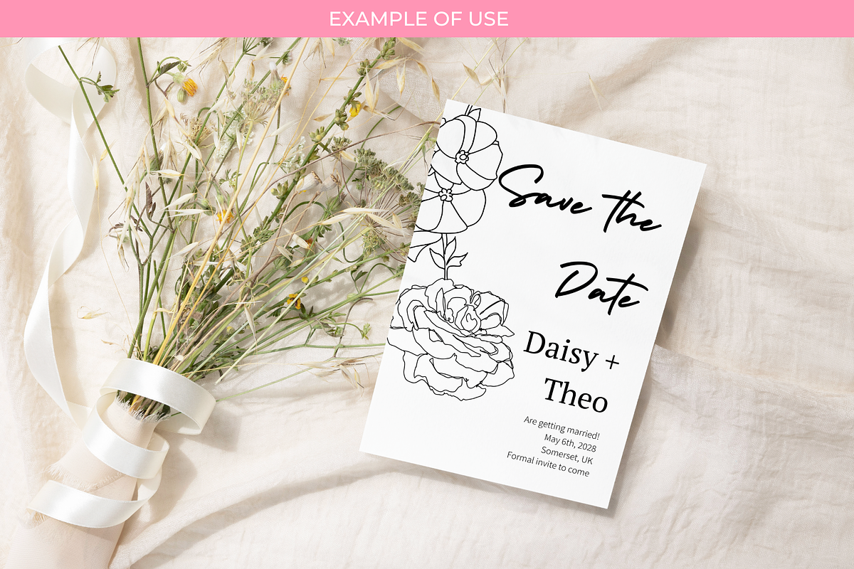 60 Whimsical Hand-Drawn Wedding PNG, a Decorative Illustration by Chantelle T Illustrations (Photo 6 of 8)