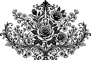50 Elegant Floral Ornate Silhouette, a Decorative Illustration by Amazin_art (Thumbnail 12 of 30)
