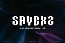 Sayexz - Gothic Display Font