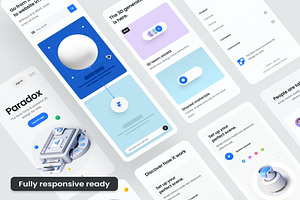 ParadoxPremium SaaS Landing Page